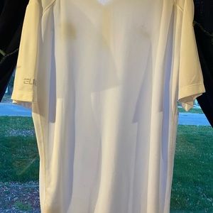 Mens large nike golf white Michigan State polo